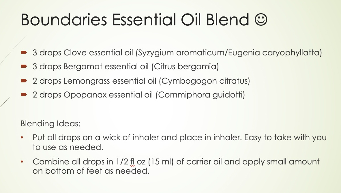 Boundaries Essential Oil Blend